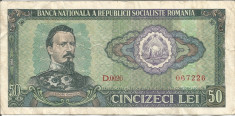 BANCNOTA 50 LEI 1966 VF++ foto