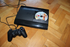 Play Station 3 Super Slim 500GB + joc GTAV + controller DualShock 3 foto