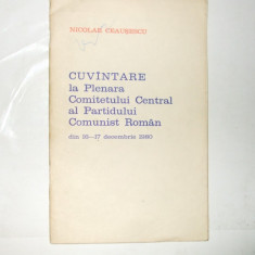 N. Ceausescu Cuvantare la plenara C.C. al P.C.R. din 16 - 17 decembrie 1980 015