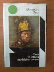 e3 ALEXANDRU DUTU - ESEU IN ISTORIA MODELELOR UMANE