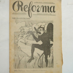 Reforma Revista politica ilustrata An I Nr. 8 Bucuresti 1907 Desene Ary Murnu