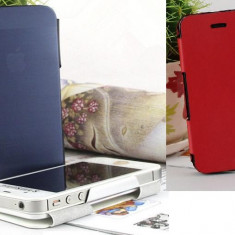 Husa IPhone 5 5S 5G + folie protectie display + stylus