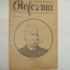 Reforma Revista politica ilustrata An I Nr. 7 Bucuresti 1907 Desene Ary Murnu