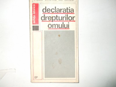 I. Demeter Declaratia drepturilor omului Bucuresti 1968 009 foto