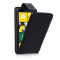 Husa Protectie Toc Flip Cover Nokia Lumia 820 Negru + Folie Display Cadou
