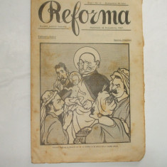 Reforma Revista politica ilustrata An I Nr. 14 Bucuresti 1907 Desene Ary Murnu