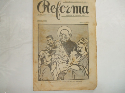 Reforma Revista politica ilustrata An I Nr. 14 Bucuresti 1907 Desene Ary Murnu foto
