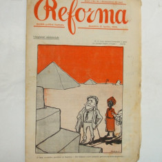 Reforma Revista politica ilustrata An I Nr. 31 Bucuresti 1908 Desene Ary Murnu