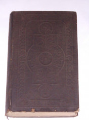 SFANTA SCRIPTURA A VECHIULUI SI A NOULUI TESTAMENTU- BIBLIA- 1873, PESTA- COPERTA ORIGINALA, IN LIMBA ROMANA foto