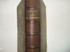 H. F. Riviere Repetitions ecrites sur le code de commerce Paris 1875 foto