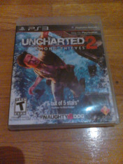 JOC PS3 UNCHARTED 2 AMONG THIEVES ORIGINAL / STOC REAL / by DARK WADDER foto