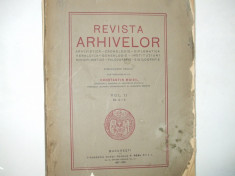 Revista arhivelor Director C. Moisil Volumul II Nr. 4 - 5 Bucuresti 1927 - 1929 foto