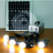 Kit solar fotovoltaic complet cu LED-uri, pentru iluminat cabane etc.