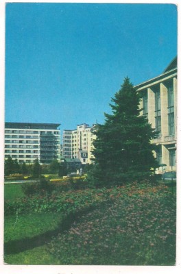 #carte postala(ilustrata) - BUCURESTI-vedere din Piata Palatului foto