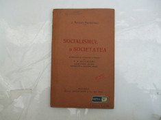 J. R. Macdonald Socialismul si societatea Bucuresti Editura Socec foto