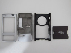 Carcasa nokia n95 simplu (nu cel de 8gb) completa noua 100% ORIGINALA, nu comercializam replici, clasa A, CARCASE TELEFOANE MOBILE 100% ORIGINALE foto