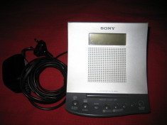 radio digital cu ceas SONY ICF-C703L foto