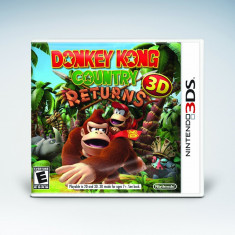 Donkey Kong Country Returns 3D (Nintendo 3DS) original,sigilat foto