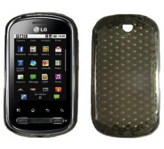 Husa silicon LG Optimus Me p350 + folie protectie ecran + expediere gratuita Posta Romana foto