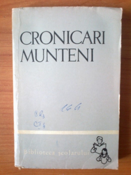 e1 Cronicari munteni