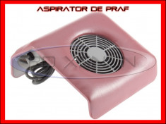 ASPIRATOR PRAF PROFESIONAL - MANICHIURA UNGHII FALSE GEL UV - VENTILATOR 120 MM, CU INTRERUPATOR - PRET MINIM, CALITATE MAX foto