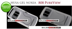 HUSA NOKIA 808 PURE VIEW SILICON GEL TPU ALBA - TRANSPORT GRATUIT POSTA RO! foto