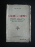 AURELIU WEISS - STUDII LITERARE {1929}