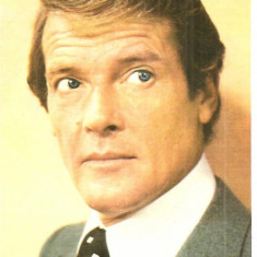 CPI (B3971) ROGER MOORE, CARTE POSTALA NECIRCULATA, CASA FILMULUI ACIN