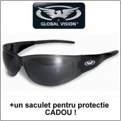 Ochelari de soare PLAYER - de la Global Vision, pentru fetze mici ! Unisex ; Tratament Anti-Fog si Anti-Glare ! Cadou: un saculet pentru protectie ! foto