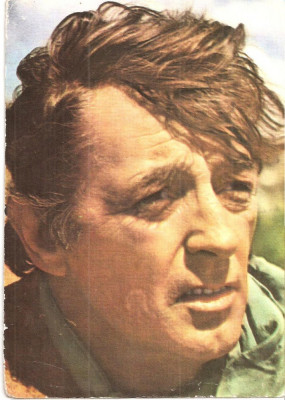 CPI (B3973) ROBERT MITCHUM, CARTE POSTALA SCRISA SI NECIRCULATA, CASA FILMULUI ACIN, foto