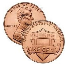USA 1 cent 2011 P UNC Scut foto