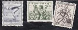 Cehoslovacia 1954 - Yv.no.765-7 neuzat,perfecta stare