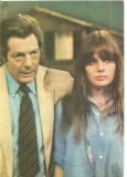 CPI (B3976) MARCELO MASTROIANNI SI MARIE TRINTIGNANT, CARTE POSTALA NECIRCULATA, CASA FILMULUI ACIN
