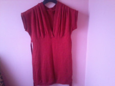 rochie rosie tricotata! foto