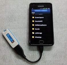 Cablu OTG - USB Samsung Galaxy Note 3,Samsung Galaxy Note II N7100,Samsung Galaxy Note N7000,Samsung Galaxy Note 10.1 (2014 Edition) foto