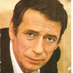 CPI (B3995) YVES MONTAND, CARTE POSTALA SCRISA SI NECIRCULATA, CASA FILMULUI ACIN