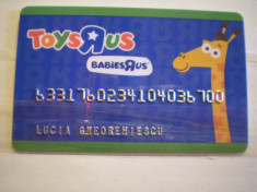 CARD TOYS RUS - BABIES RUS - SPANIA . foto