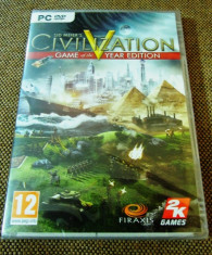 Joc Civilization V GOTY Edition, PC, original si sigilat! foto