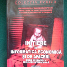 INITIERE IN INFORMATICA ECONOMICA SI DE AFACERI Ed. Risoprint Cluj-Napoca 2003