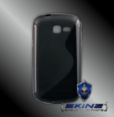 SAMSUNG GALAXY TREND LITE S7390 - Husa Protectie S-Line TPU, Carcasa Silicon Gel - Neagra foto