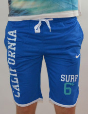 Nike California Surf Pantaloni Scurti Sport De Trening L91 2 culori Gri Albastru foto