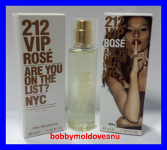 TESTER FIOLA DAMA CAROLINA HERRERA 212 VIP ROSE - 40ML foto