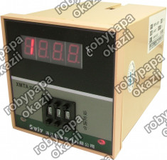 Controler de temperatura industrial, 399 grade Celsius, afisaj digital P1360 foto