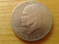 Vand moneda dolar / dollar american ( SUA ) Bicentenar Eisenhower foto