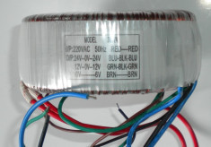 Transformator Toroidal 300VA (2 X 24V AC;2 x 12V AC ;1 X 6V AC) foto