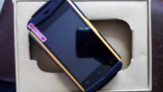 Telefon Doogee Titans Negru cu Portocaliu DG150, Waterproof, MTK6572W, Dual Core, Android, Smartphone, precum Discovery V5, 512MB+4GB Dual Camera, noi foto