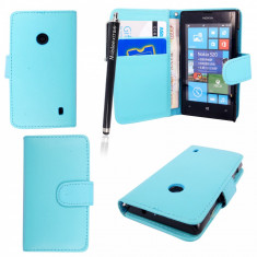 Promotie Husa Portofel NOKIA LUMIA 520 / LUMIA 525 + stylus+ transport gratuit Posta Romana!!! foto