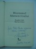 Bogdan Hrib, Razvan Dolea - Blestemul manuscrisului (cu dedicatie si autograf), 2008