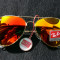 OCHELARI DE SOARE RAY BAN AVIATOR 3025 (62 14-138) LENTILA STICLA METALIC ORANGE OGLINDA-IMPORT ITALIA-PACHET COMPLET-POZE REALE-LIVRARE GRATUITA !!!