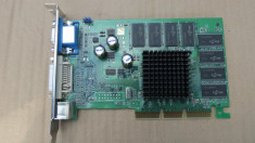 Placa video AGP racire pasiva 64mb ddr VGA DVI TV-out 3038plu foto